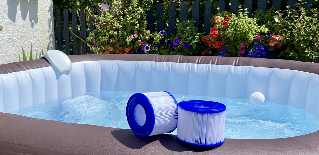 how to clean lazy spa filters