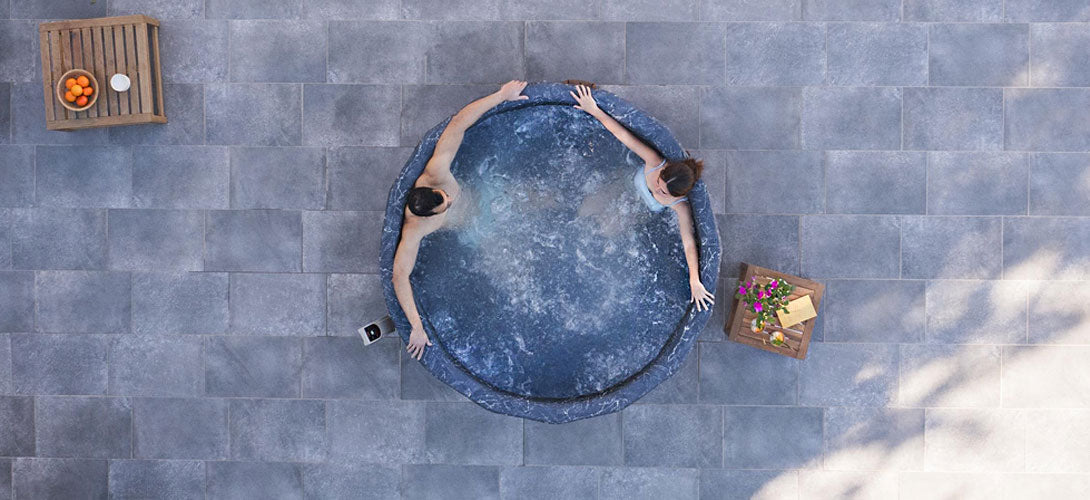 built in pump lay z spa hot tub