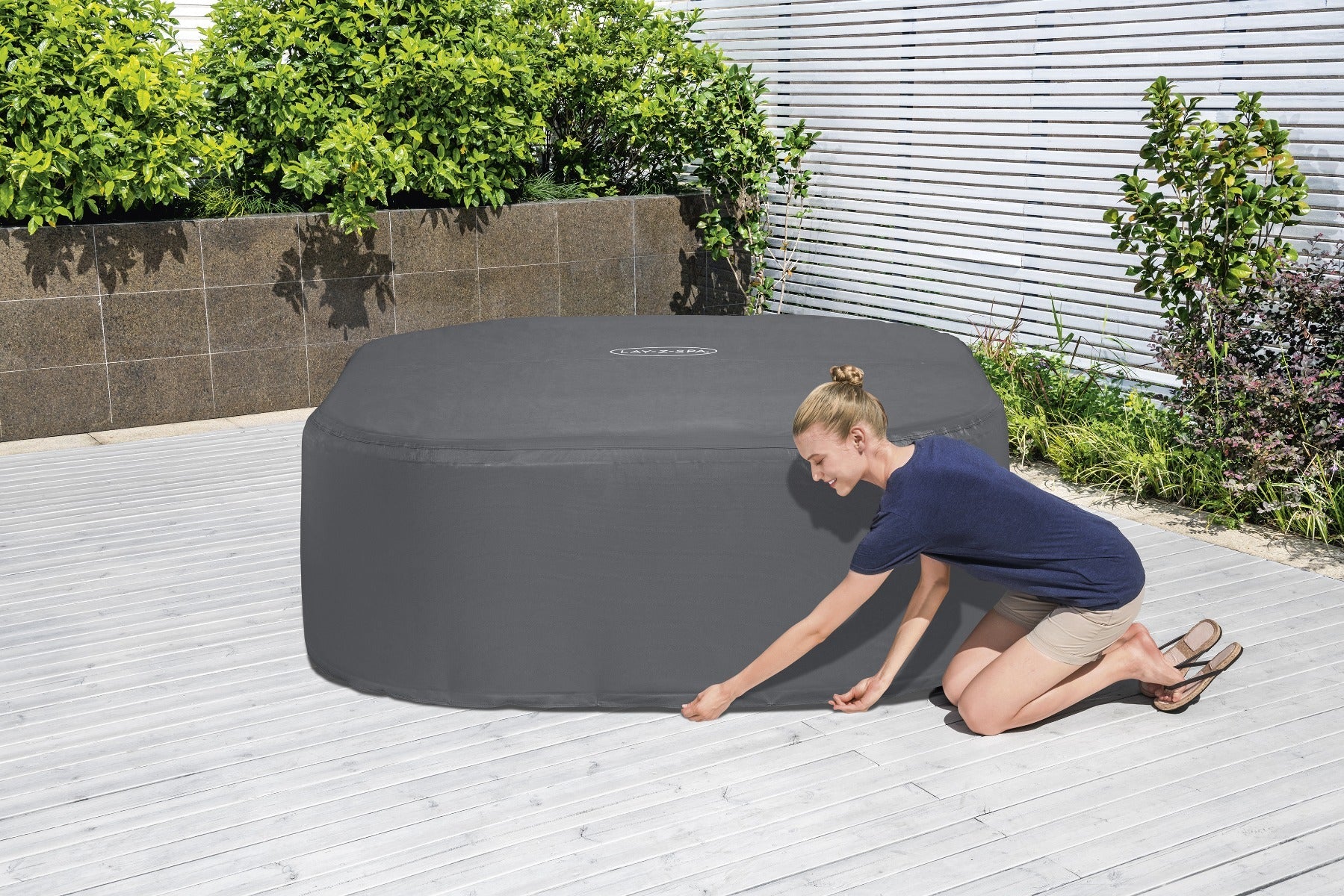 lazy spa square hot tub thermal cover