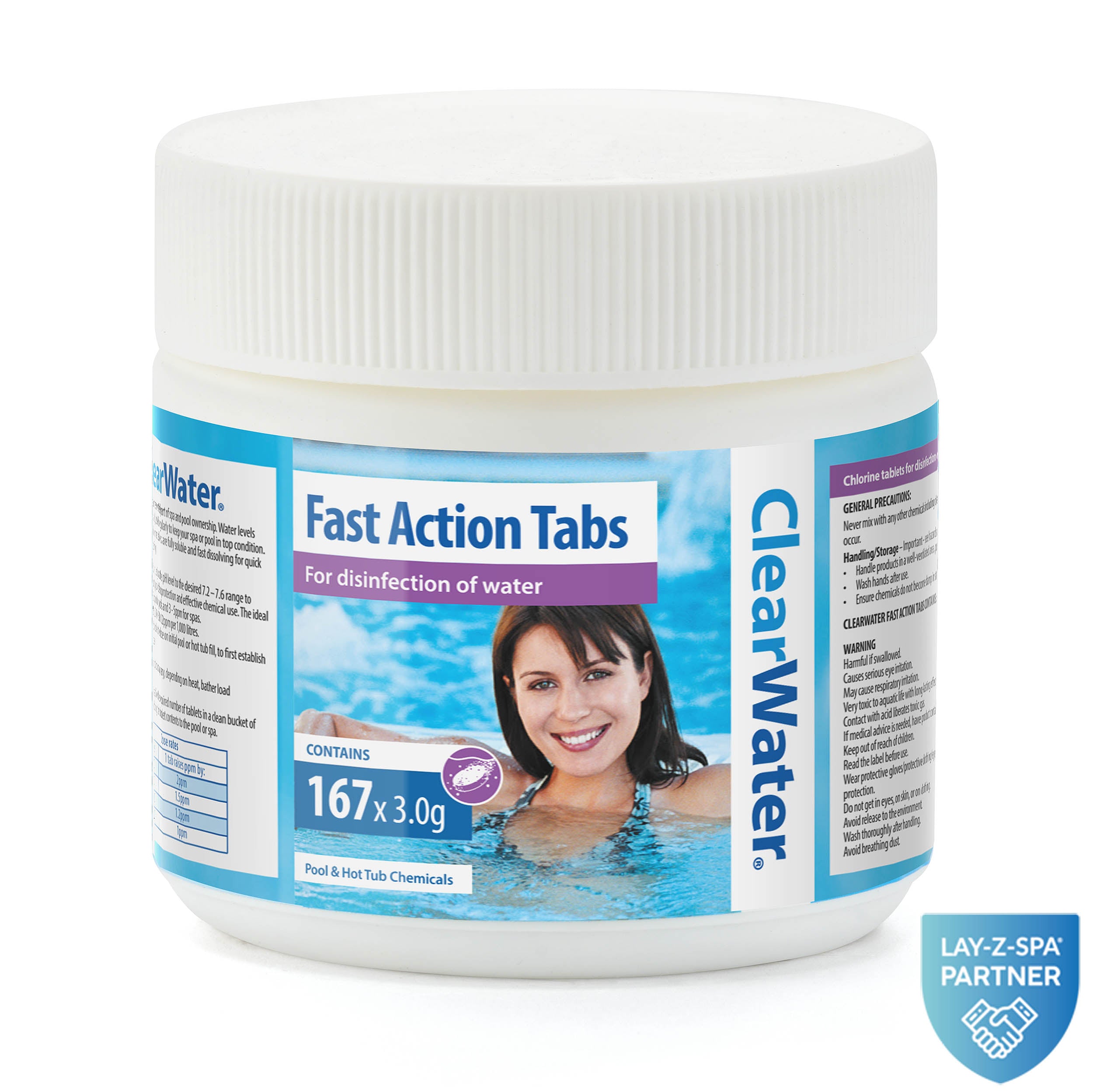Chlorine Tablets & Dip Test Strips Bundle