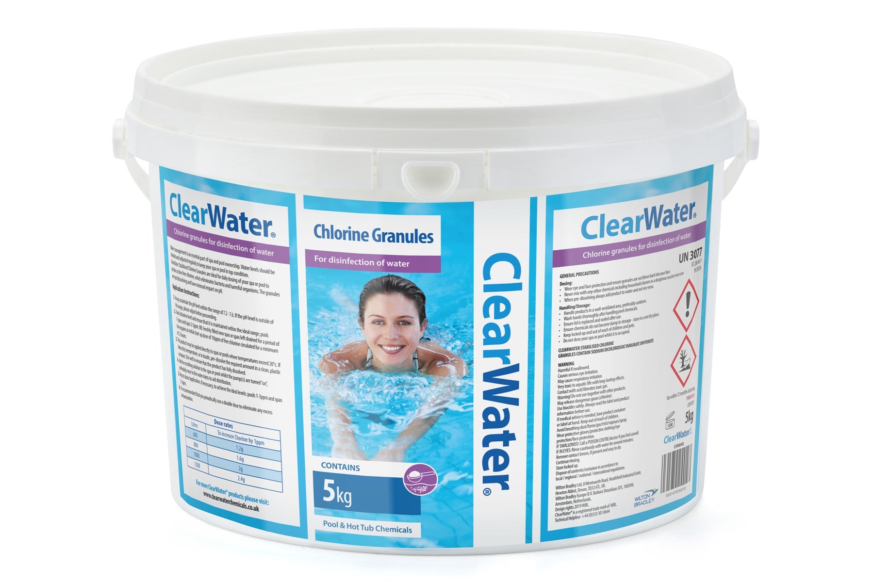 hot tub chlorine