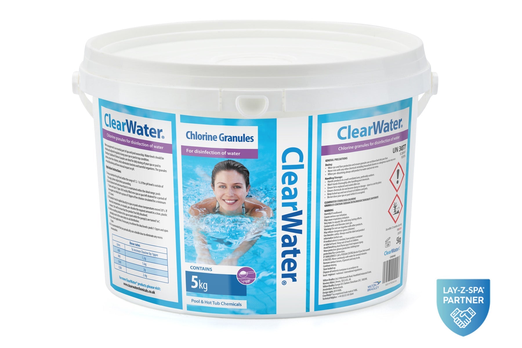 5kg hot tub chlorine granules