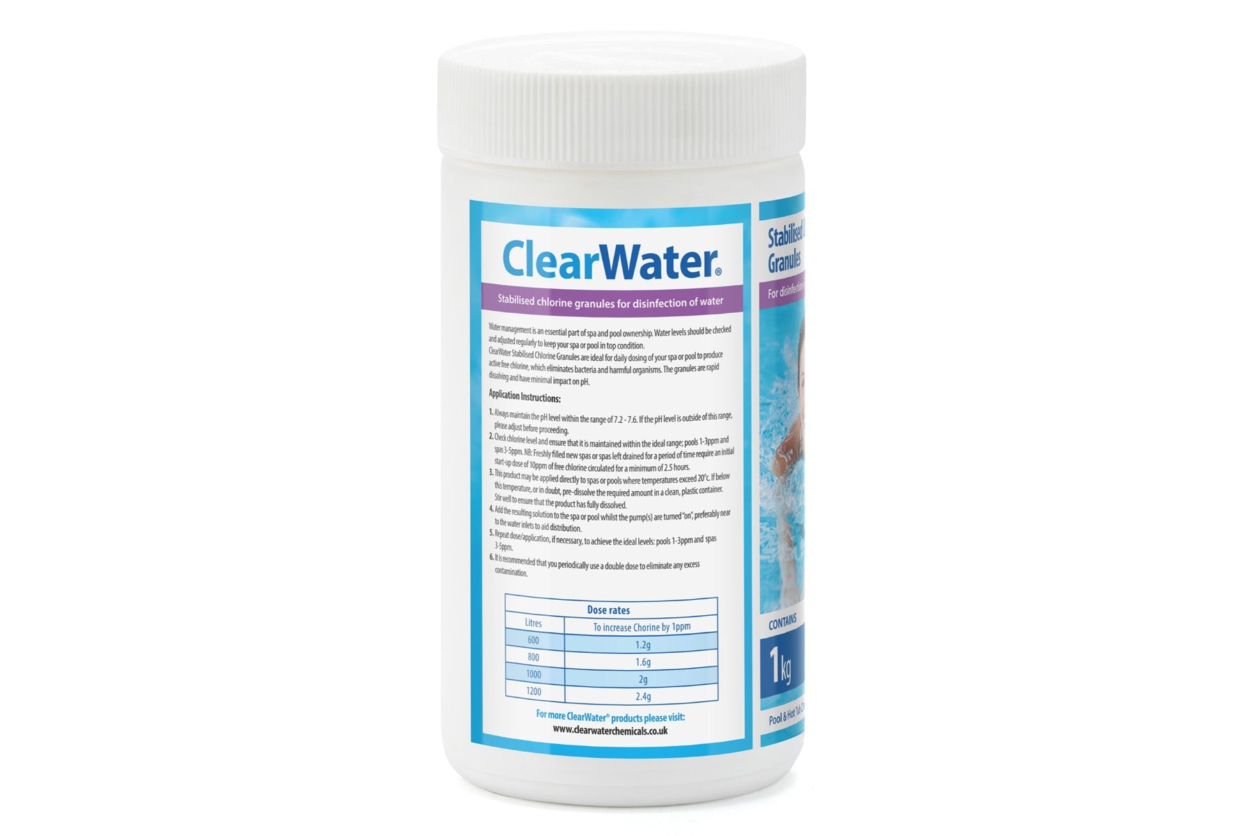 shock dose granules for hot tubs