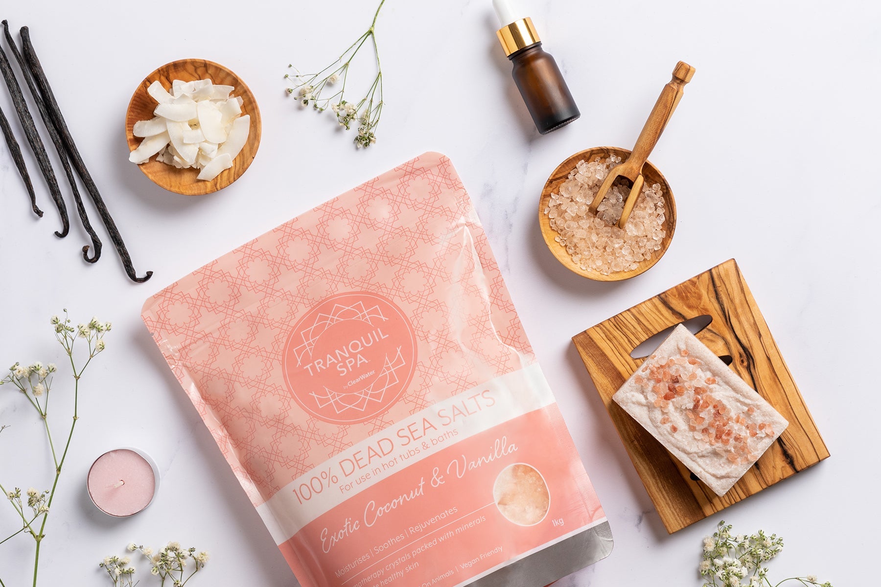Tranquil Spa Dead Sea Salts Collection