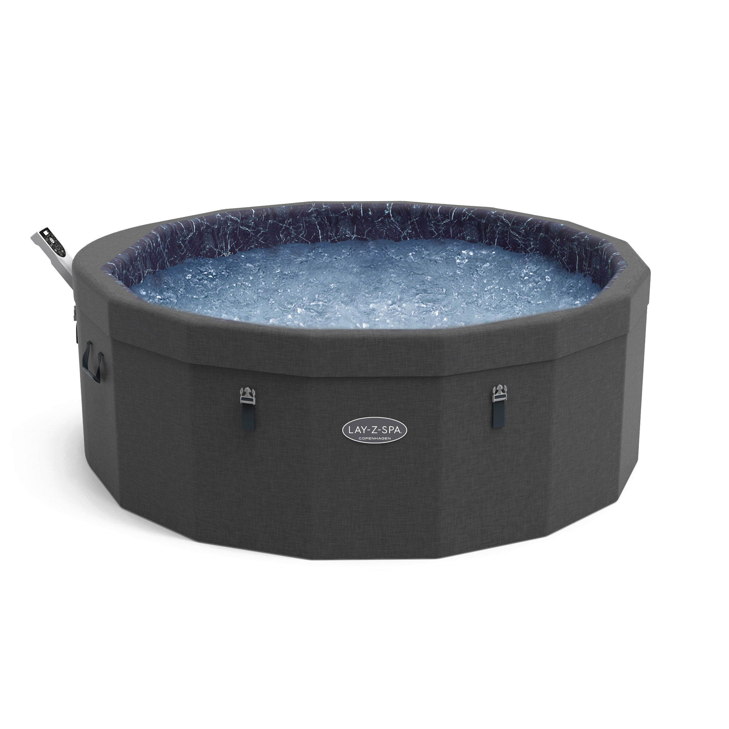 Inflatable 5-7 Copenhagen hot tub with integrated pump