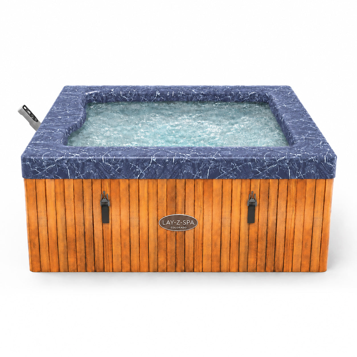 Lay-Z-Spa energy efficient square foam hot tub