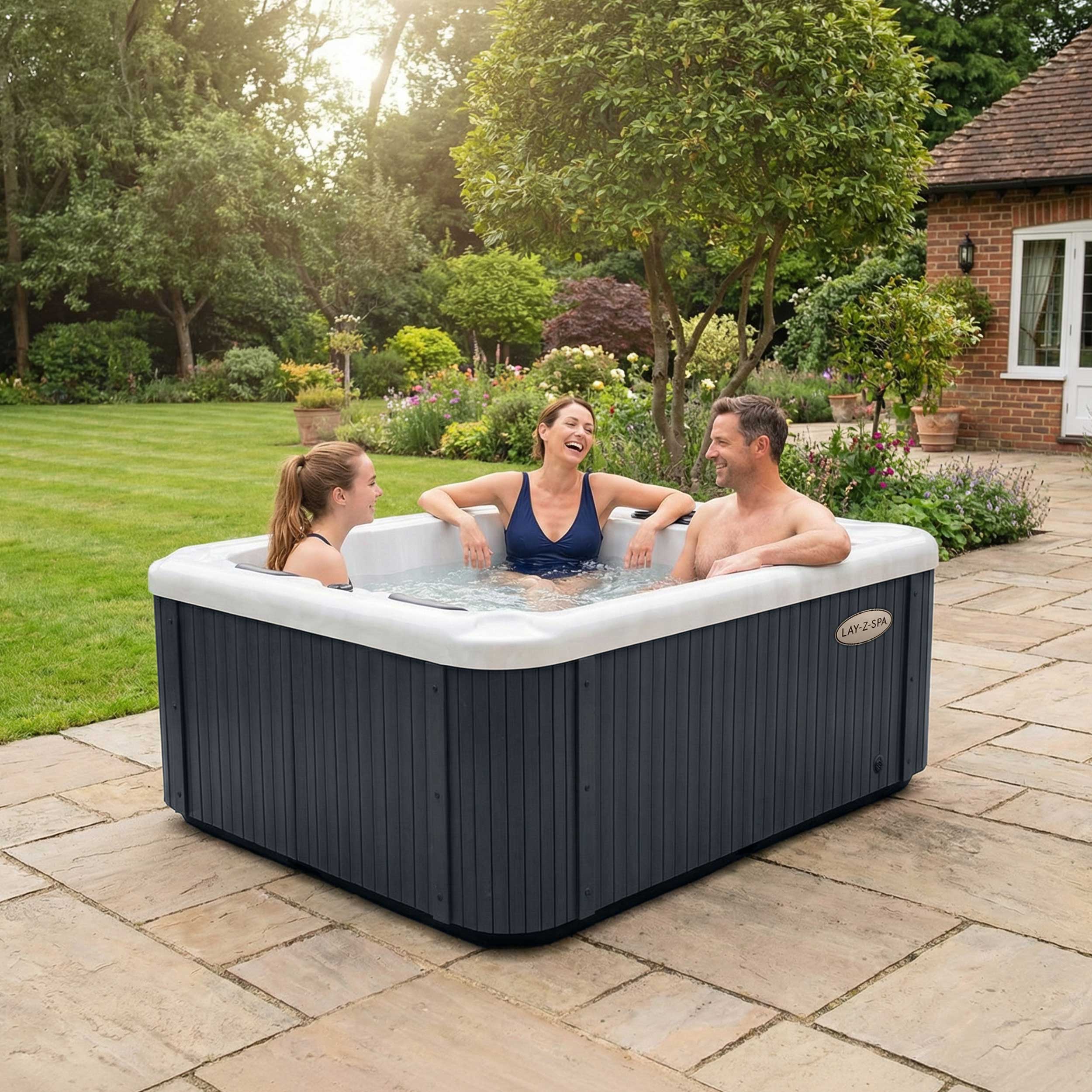 3 person Lay-Z-Spa acrylic hot tub