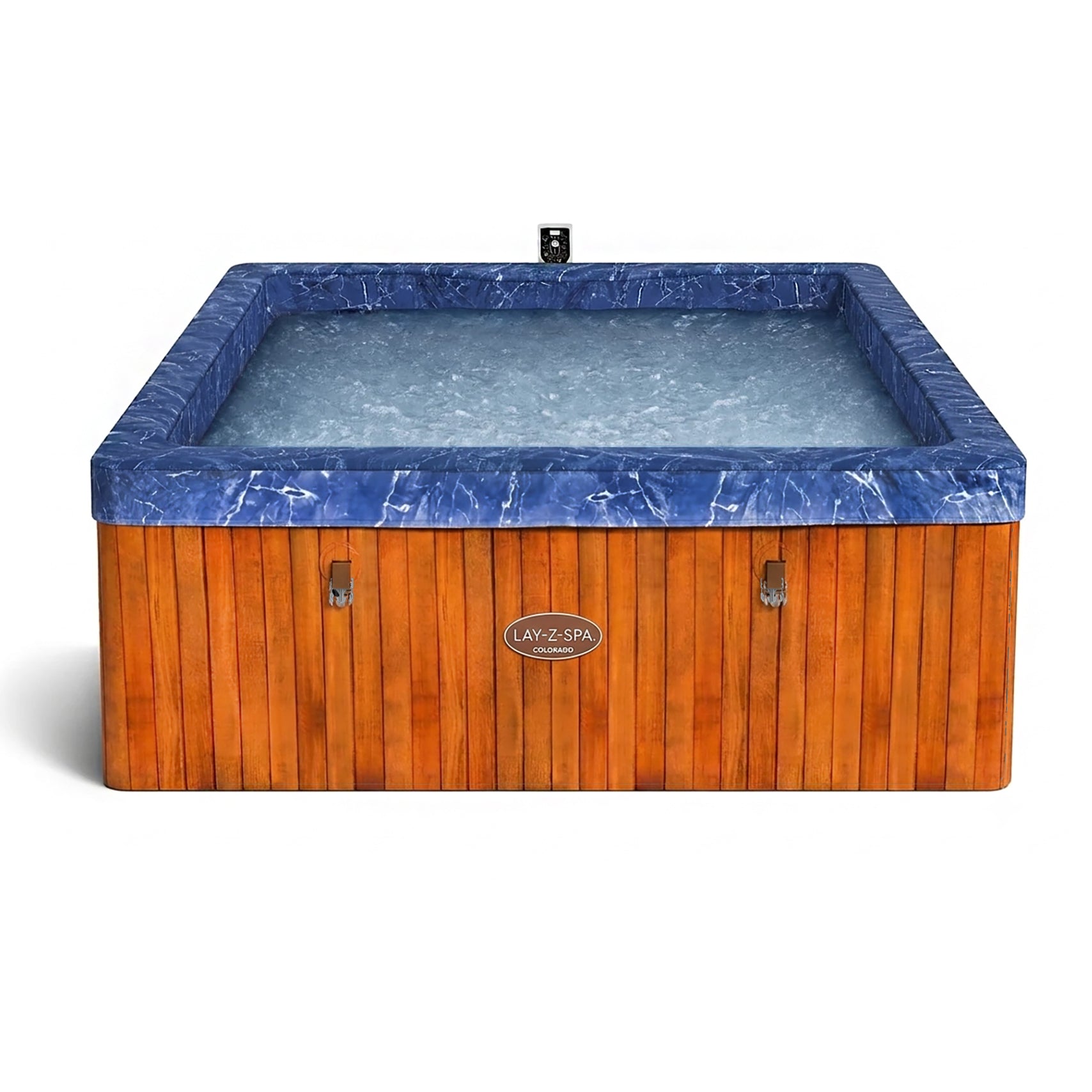 Lay-Z-Spa energy efficient square foam hot tub