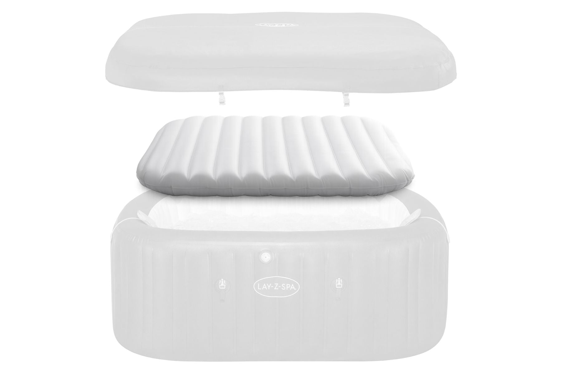 inflatable lid for hot tub