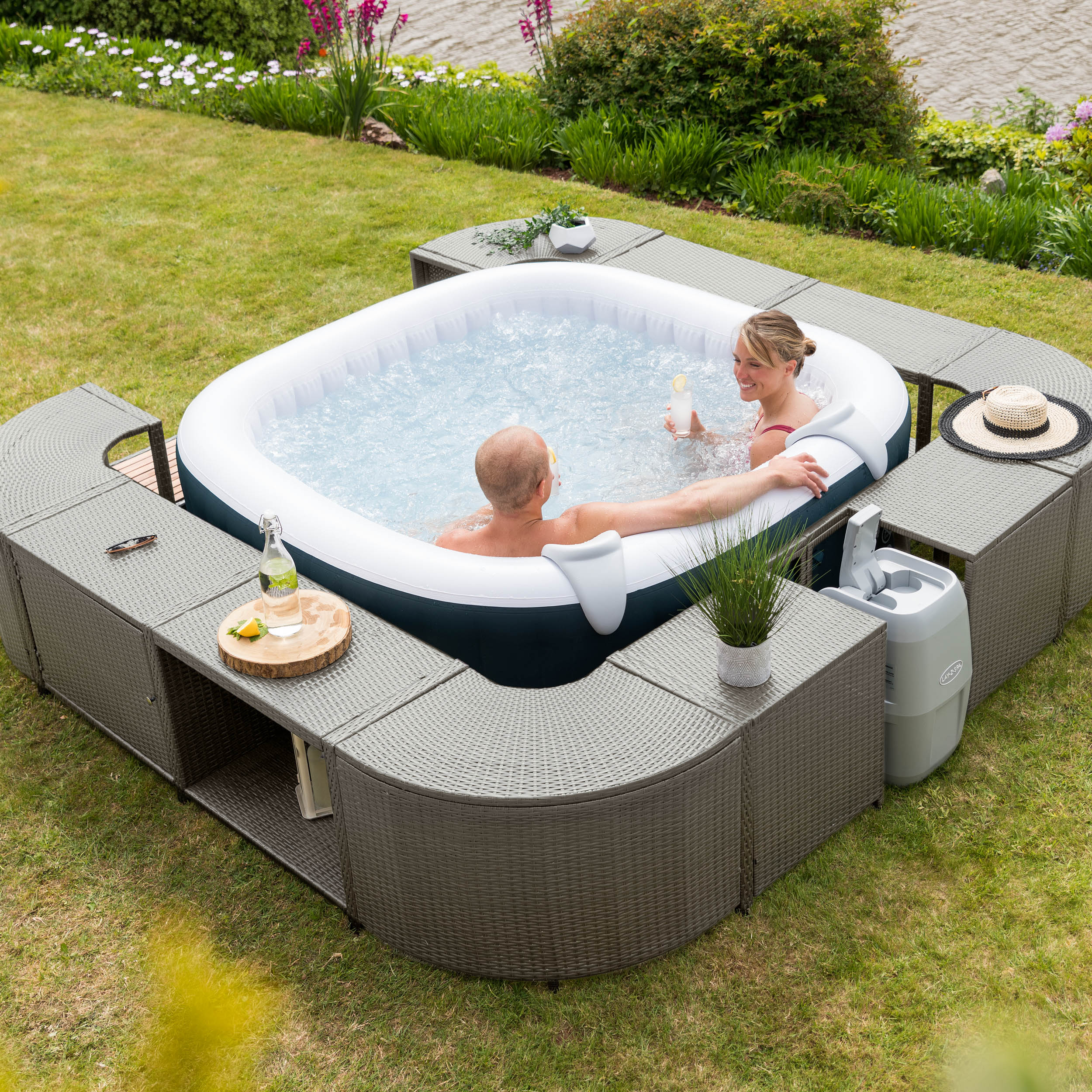 hot tub surround