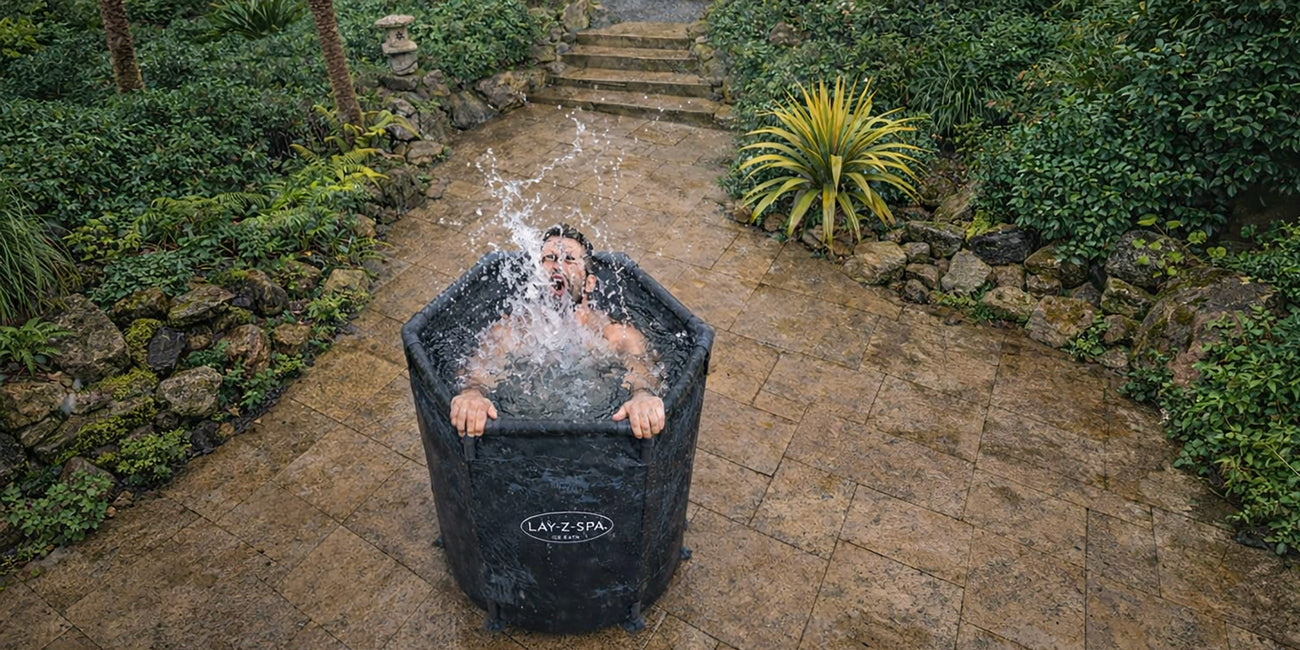 benefits of cold plunging with Lay-Z-Spa