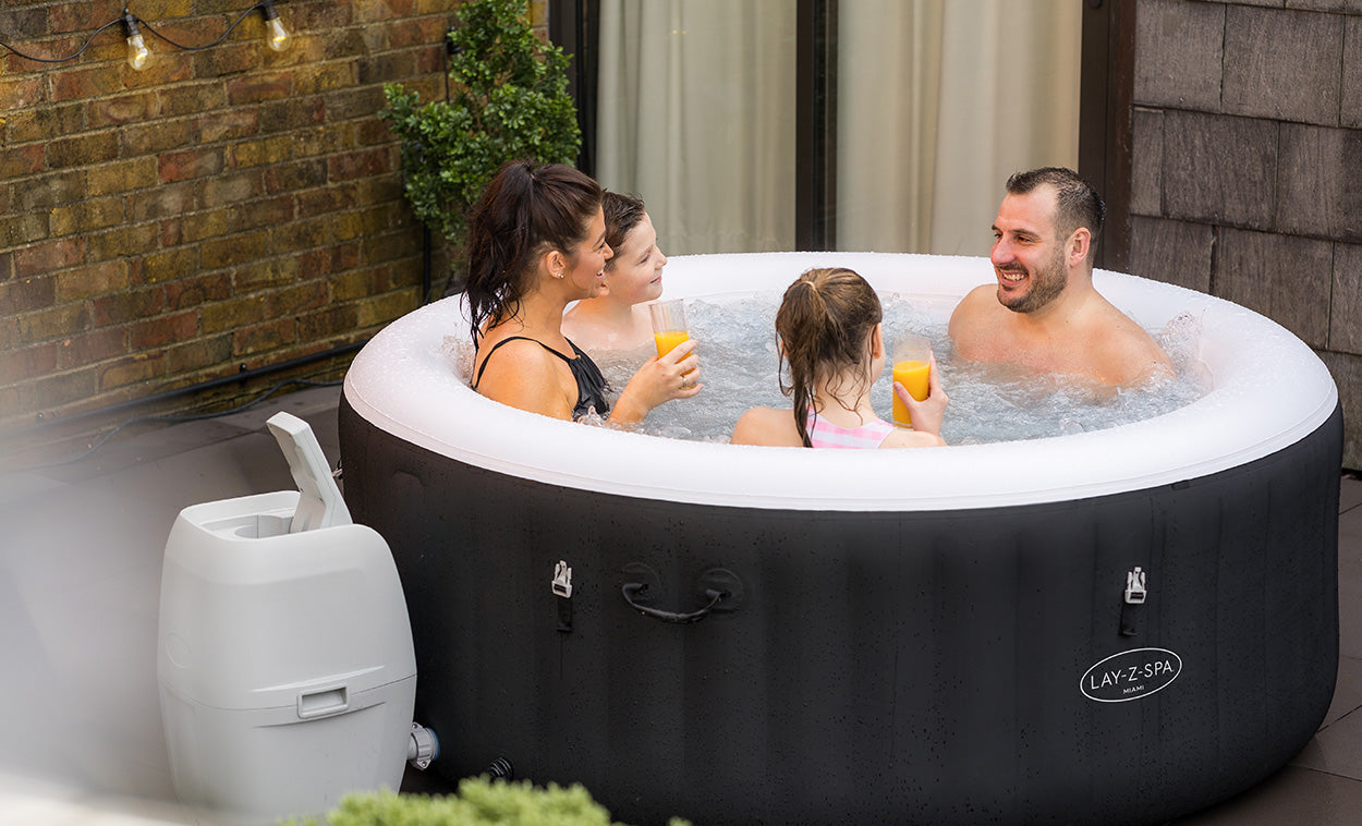lazy spa hot tub for families