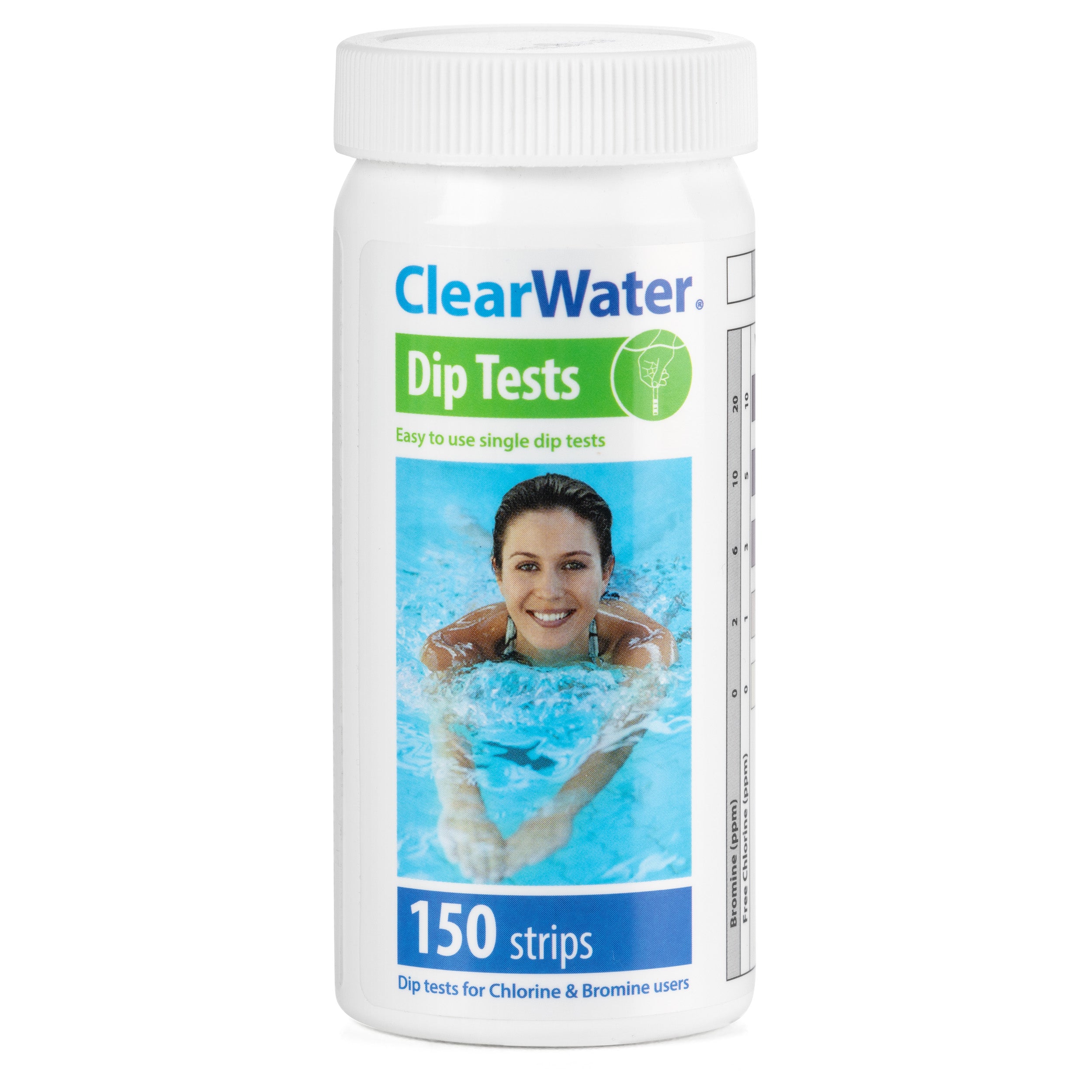 150 test strips for hot tubs and pools