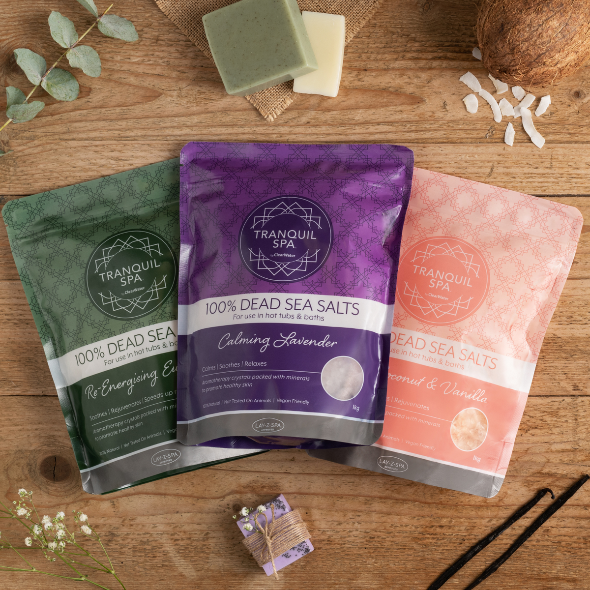 Dead Sea Salt Collection | Hot Tub Relaxation | Lay-Z-Spa UK