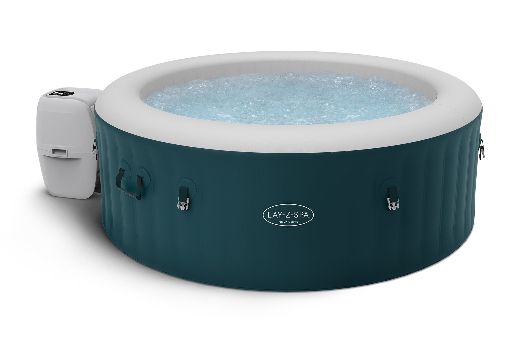 energy efficient round inflatable hot tub for 6 people 