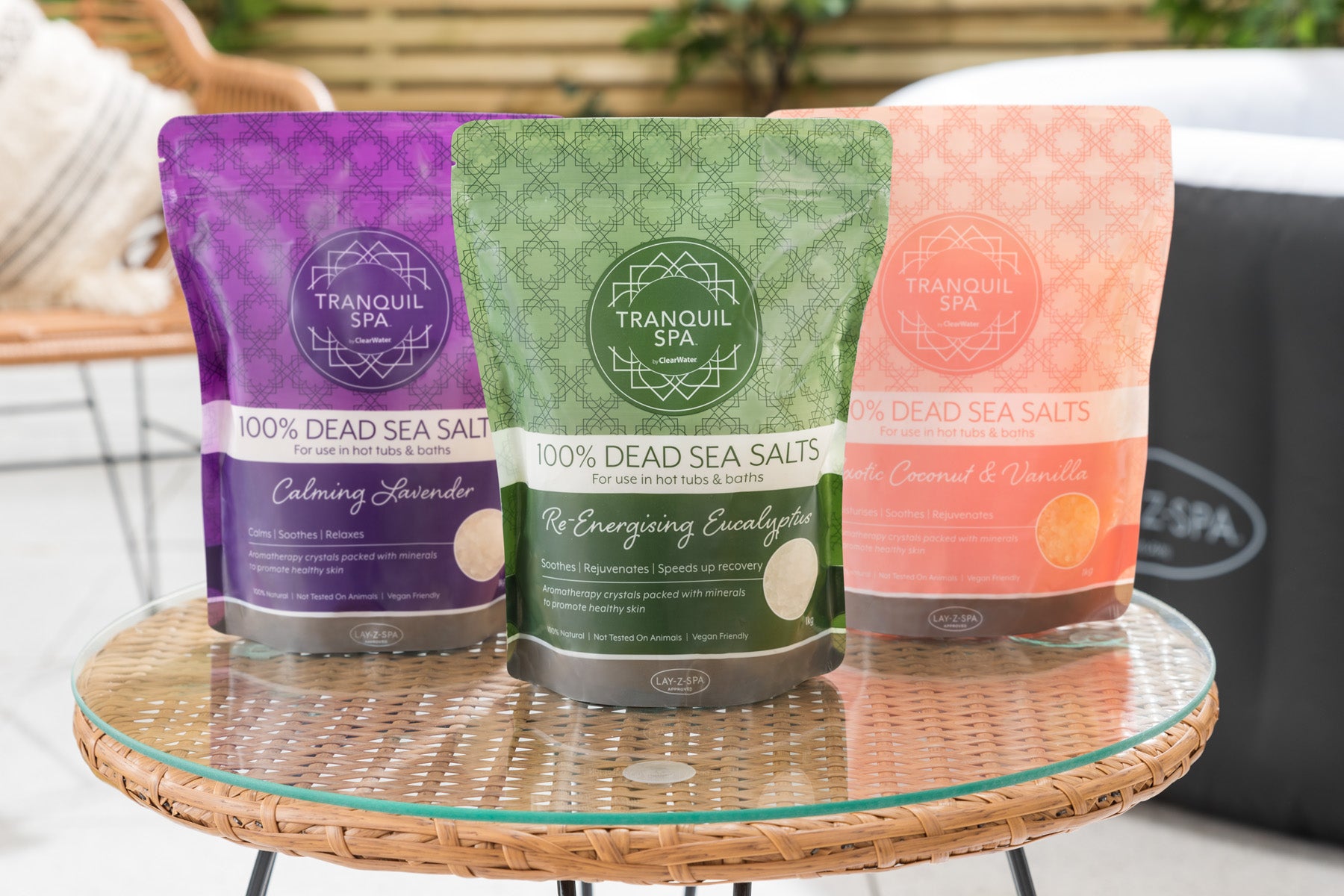 Tranquil Spa Dead Sea Salts Collection