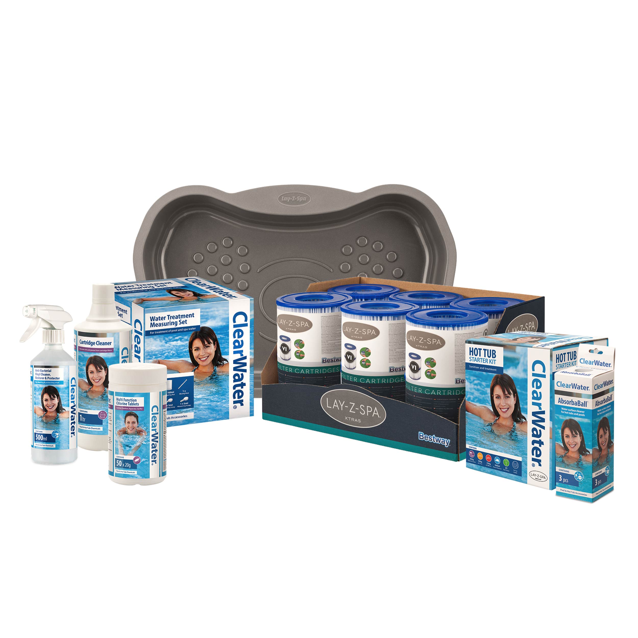Platinum Hot Tub Starter Kit | ClearWater Chemicals | Lay-Z-Spa UK
