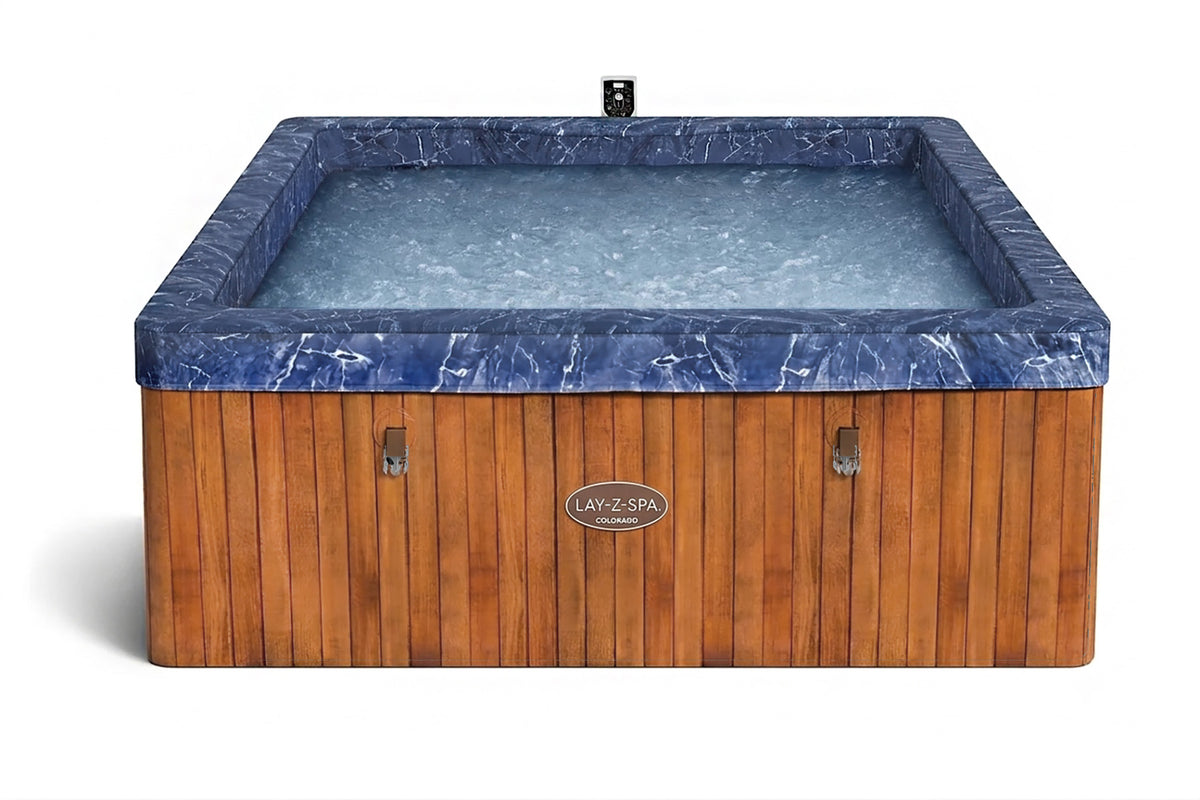 Lay-Z-Spa ultra energy efficient square foam hot tub