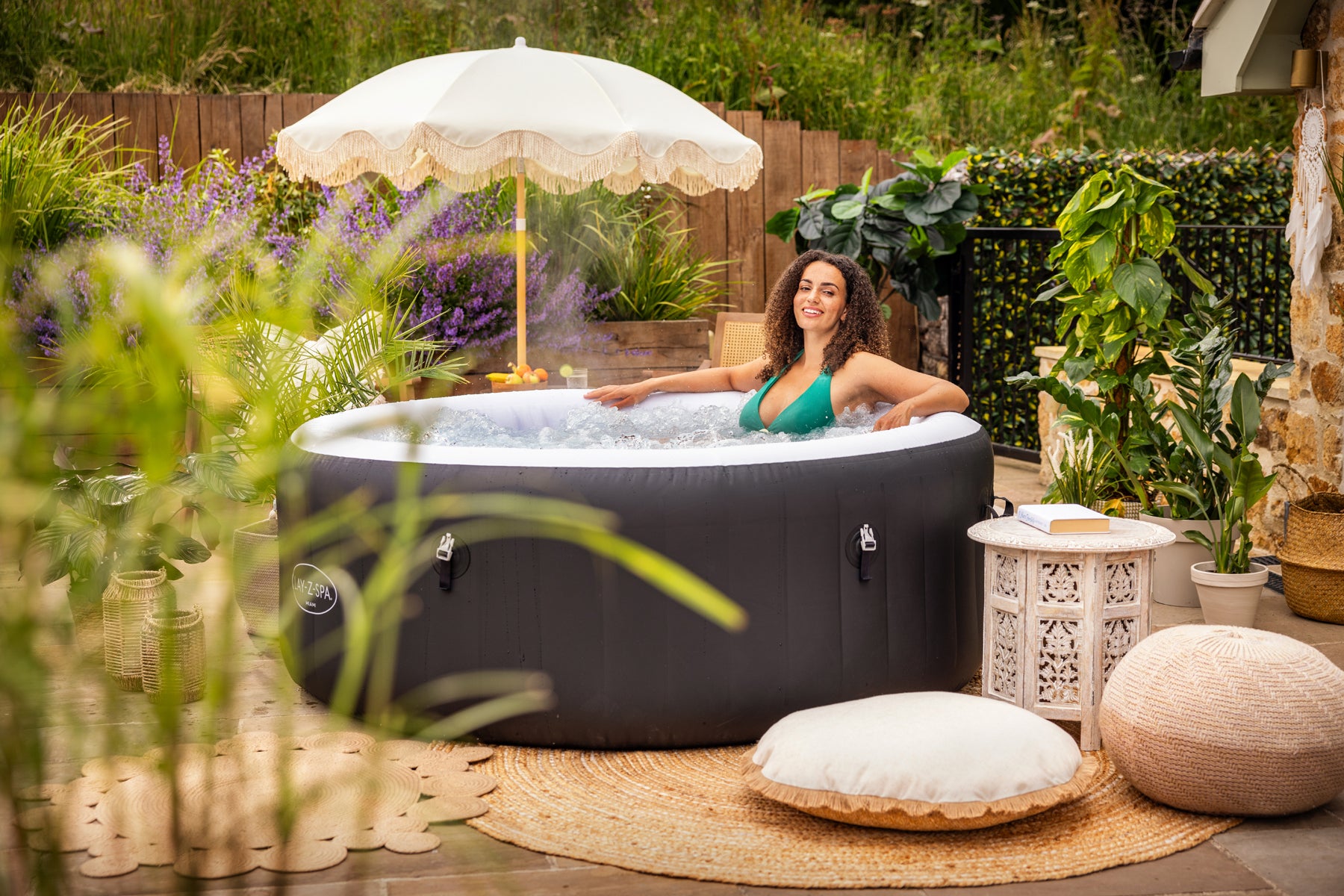black inflatable hot tub uk