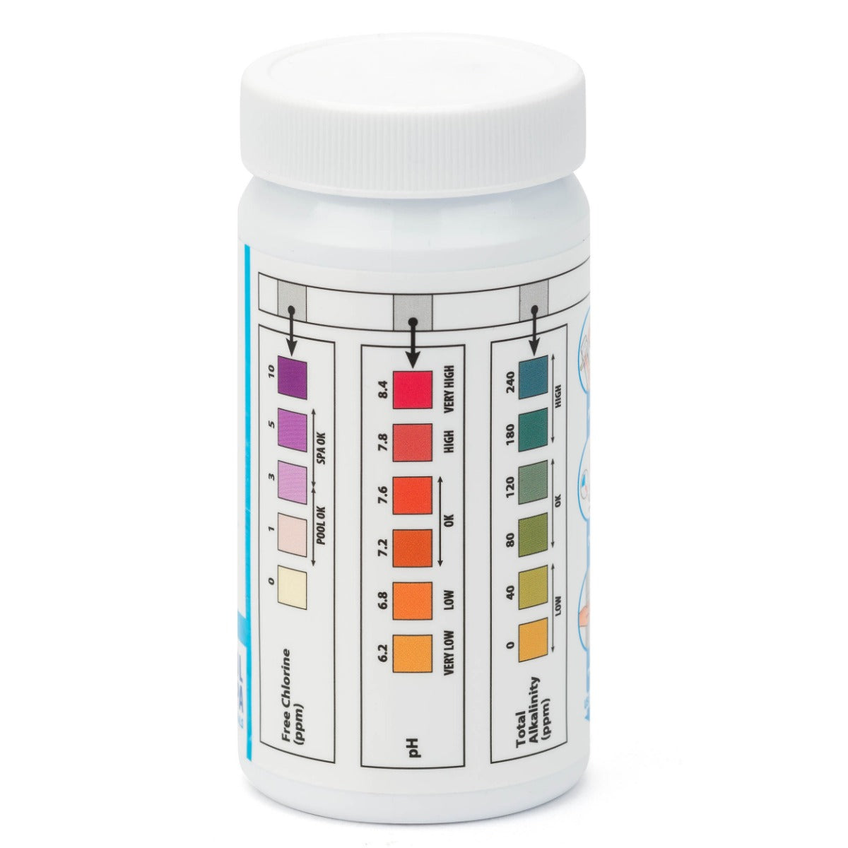ClearWater 3-in-1 Hot Tub Test Strips x 50