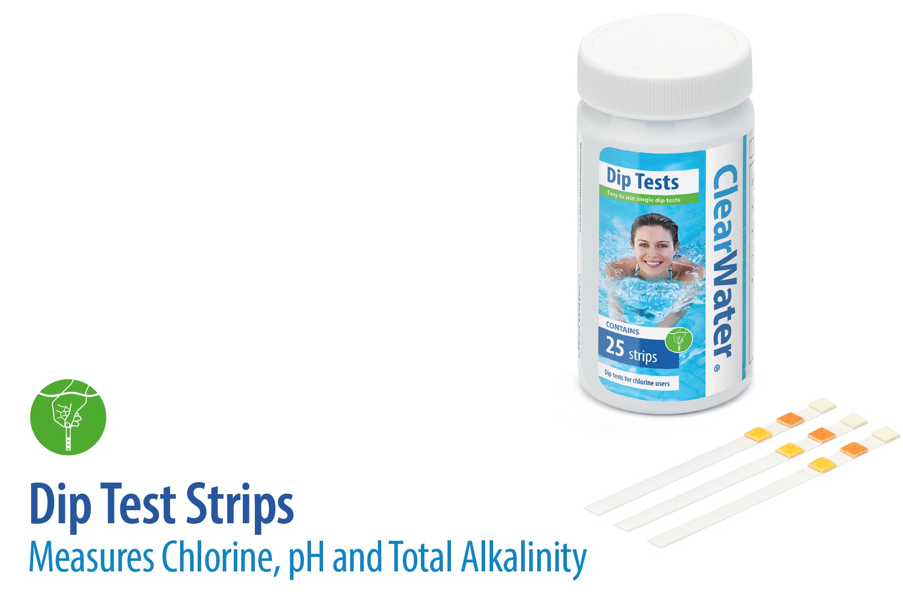 ice bath chemical dip test strips
