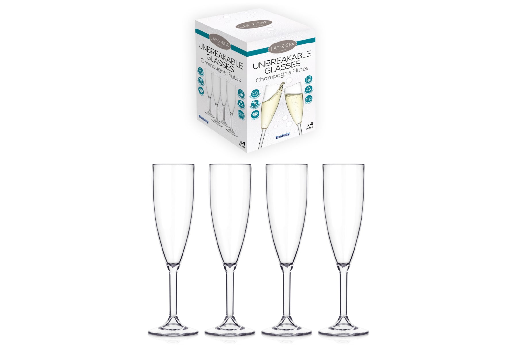 picnic champagne glasses