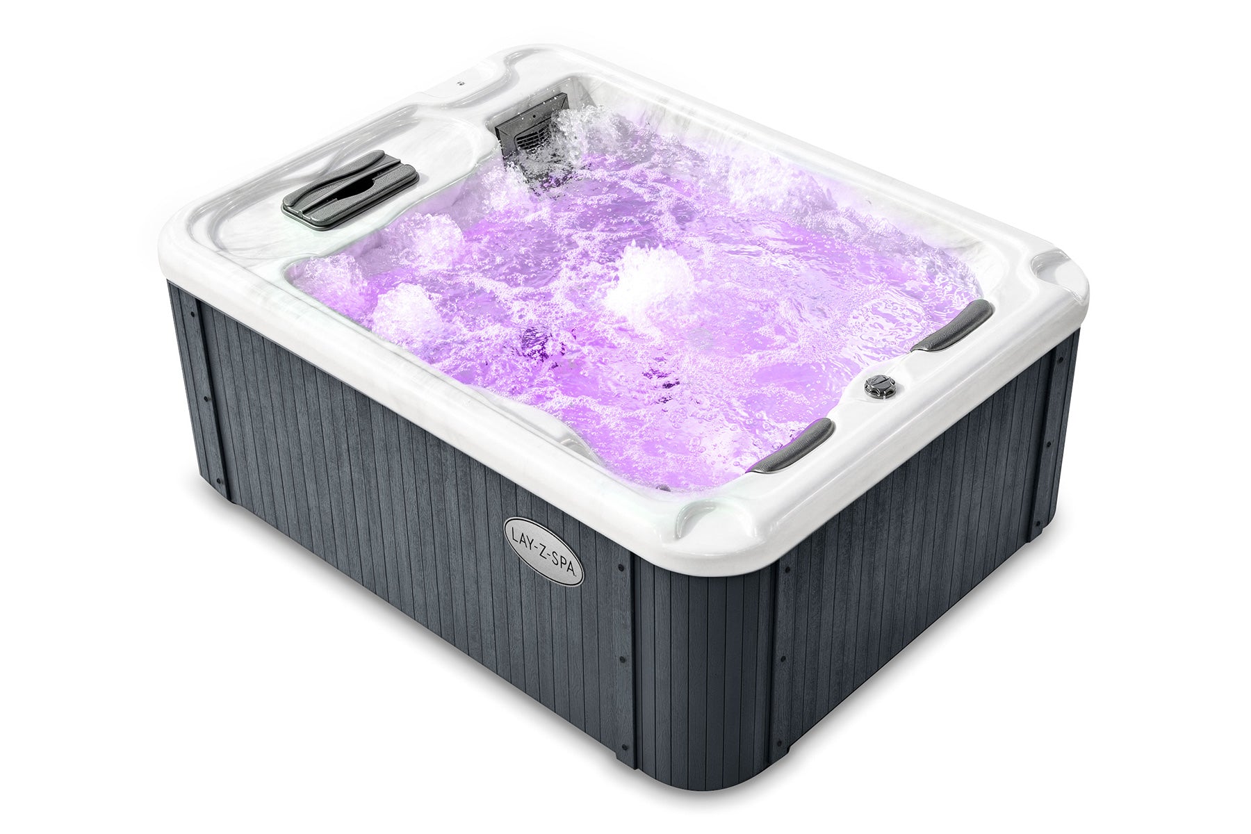 Lay-Z-Spa hard shell hot tub with lights