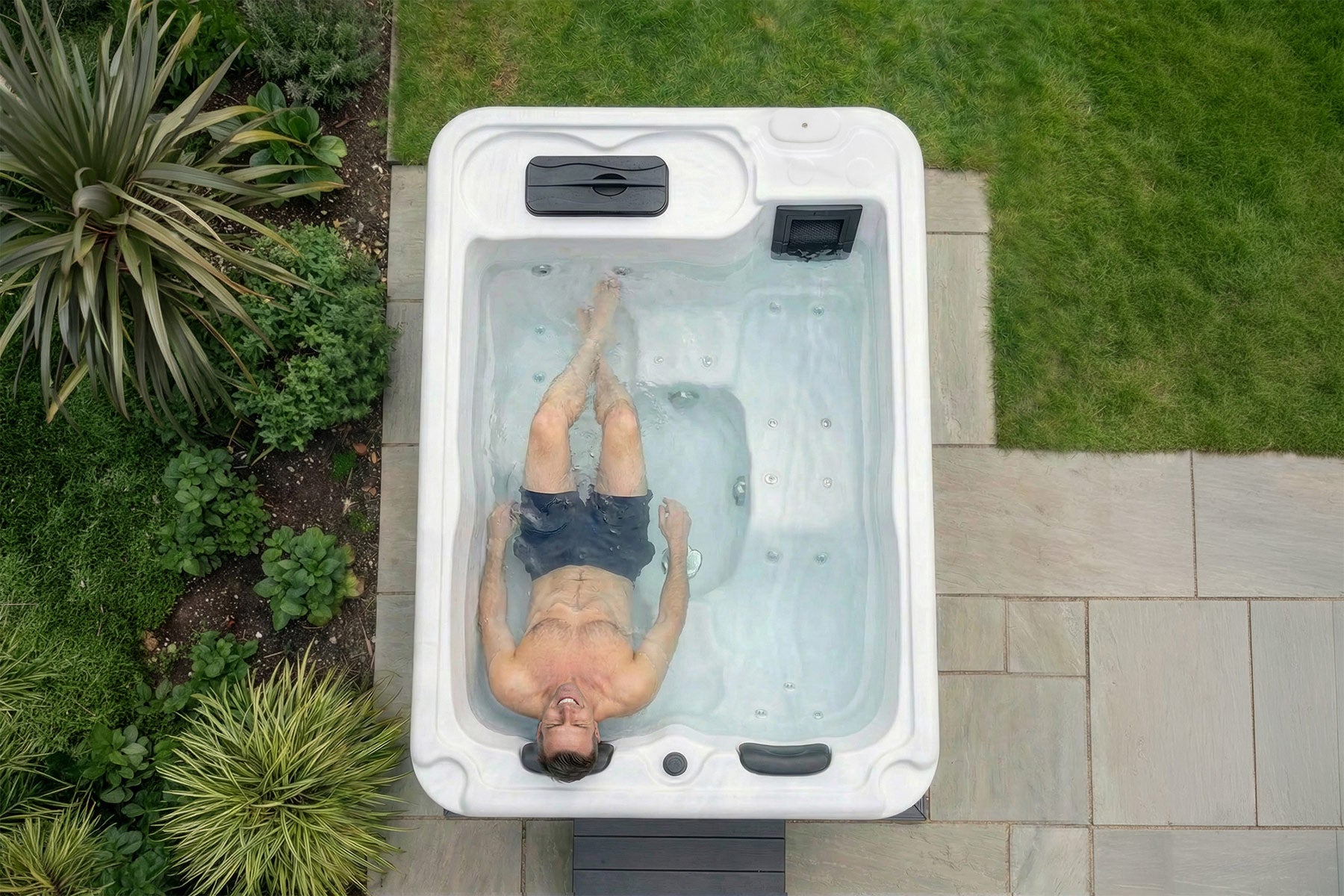 plug and play acrylic hot tub alternative 