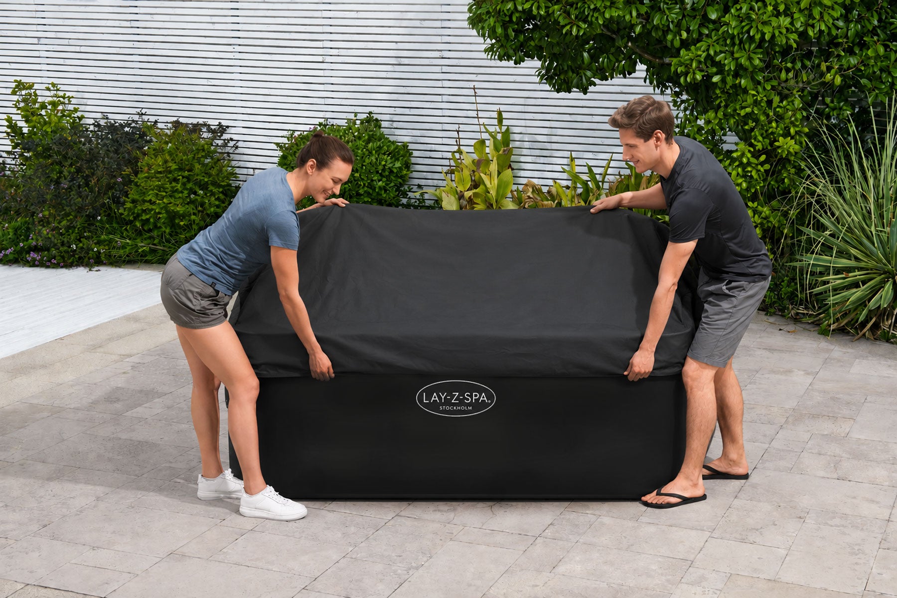 Square Thermal Hot Tub Cover - Small 164cm x 65cm