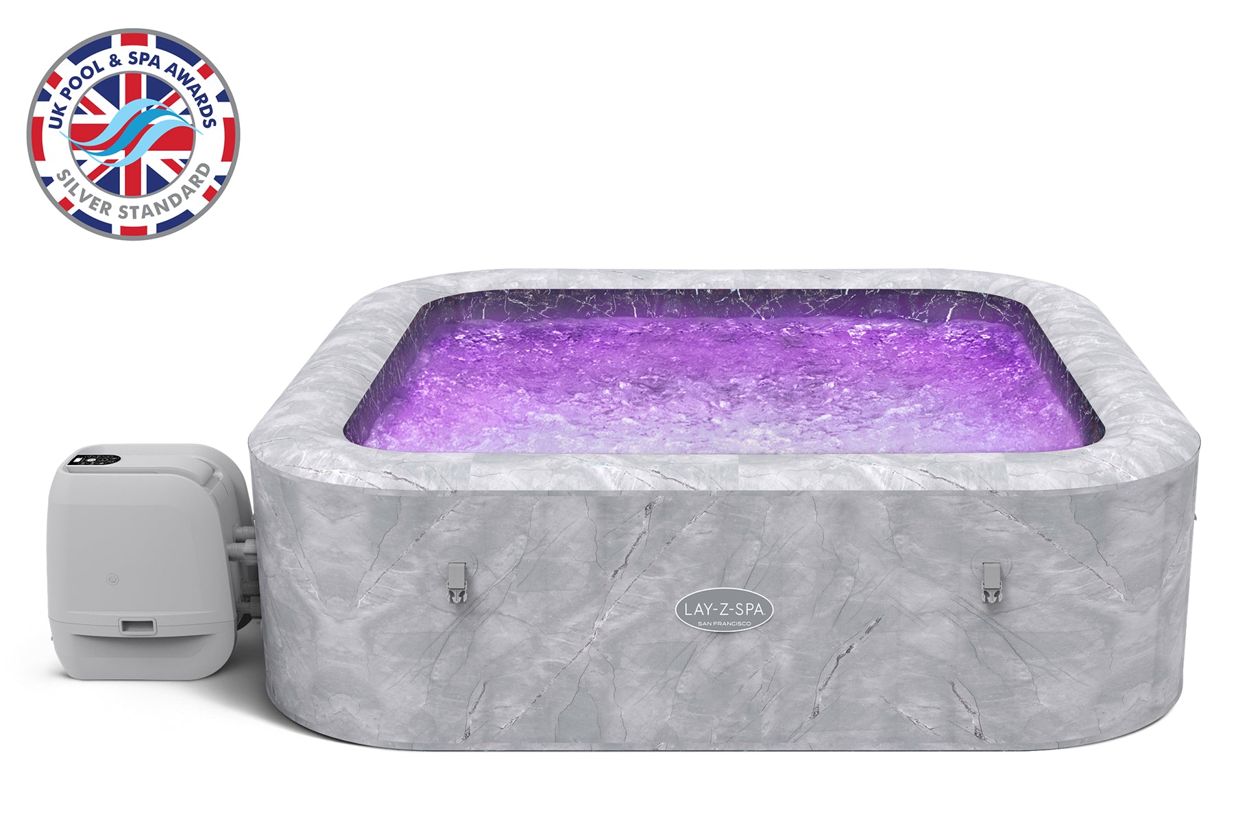 Lay-Z-Spa San Francisco HydroJet Pro Hot Tub + Free Bundle Worth