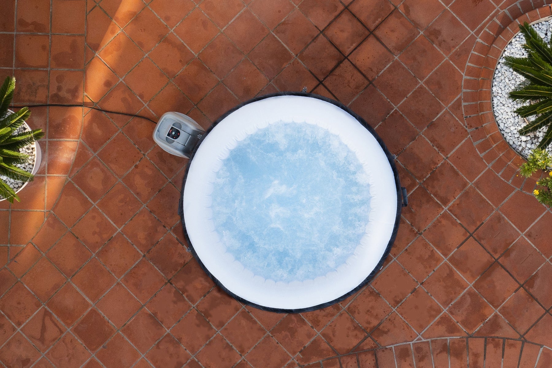 lazy spa miami hot tub small round