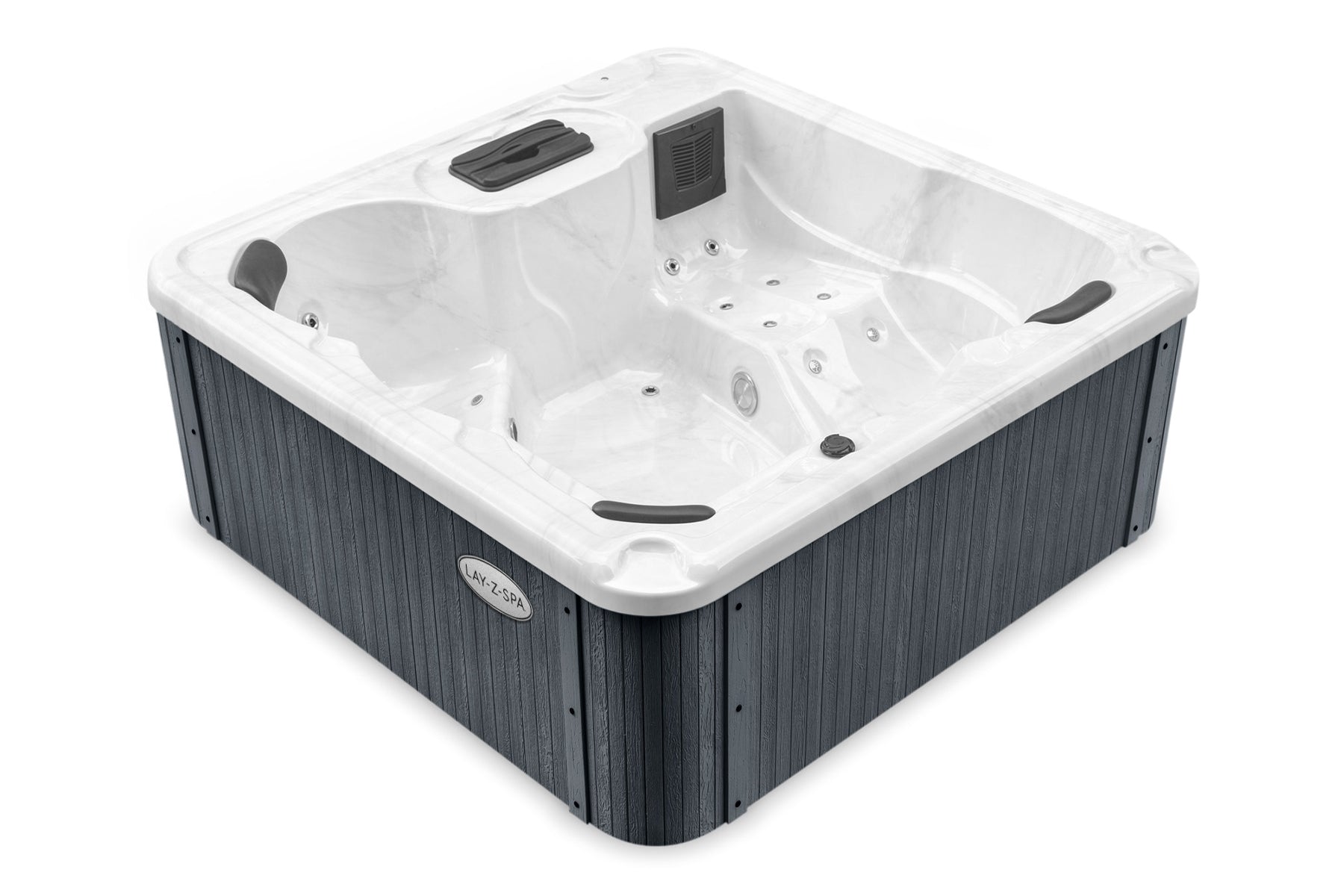 easy install hard shell hot tub with powerful hydromassage jets