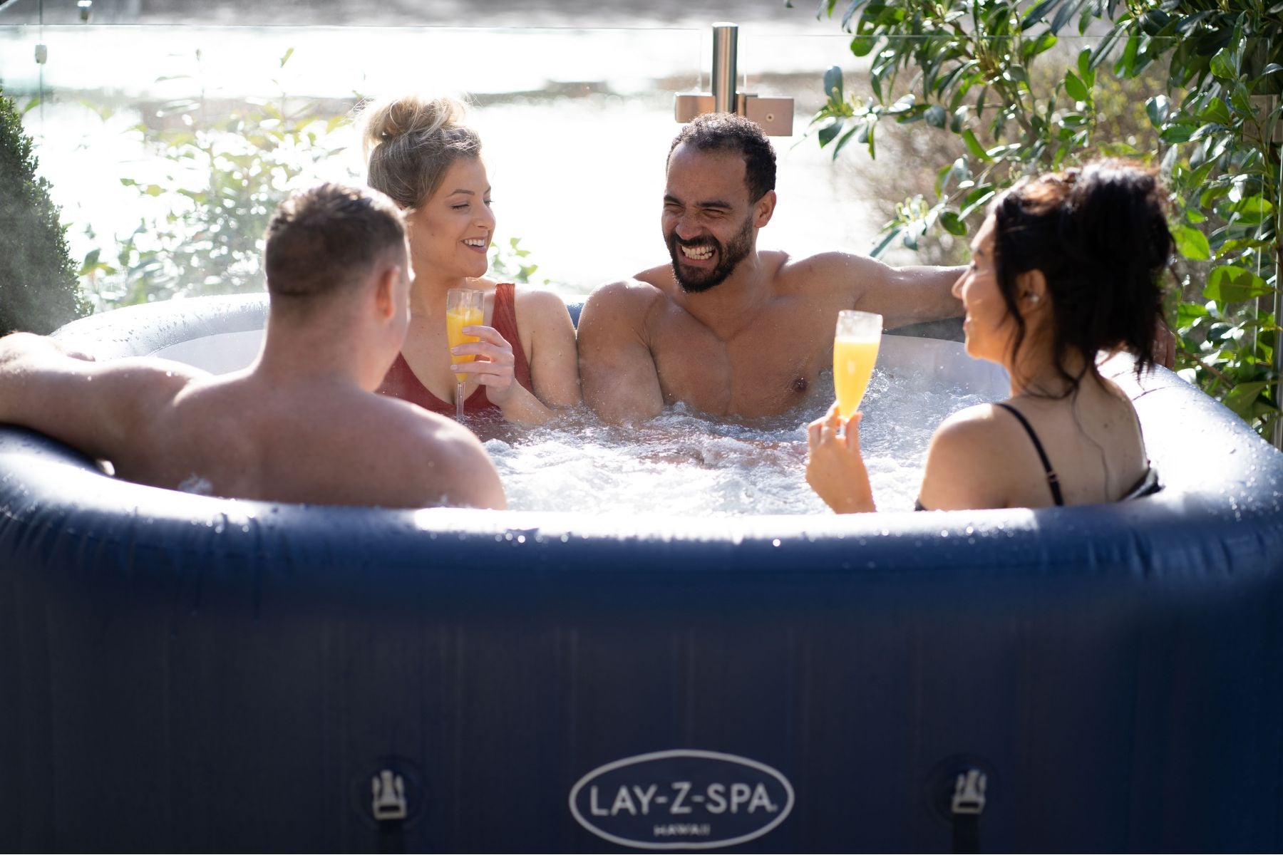 champagne flutes for hot tub 