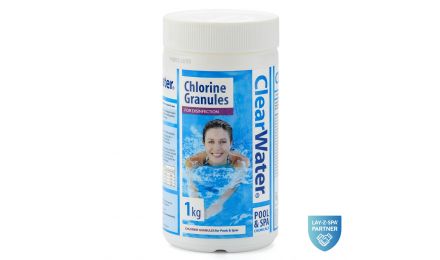 Clearwater chlorine granules for hot tubs