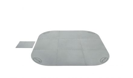 The insulated hot tub floor mat helps reduce heat loss and saves on energy costs