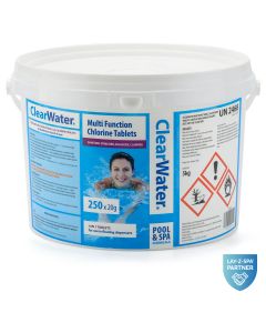 ClearWater 5kg Multifunctional Chlorine Tablets for hot tubs