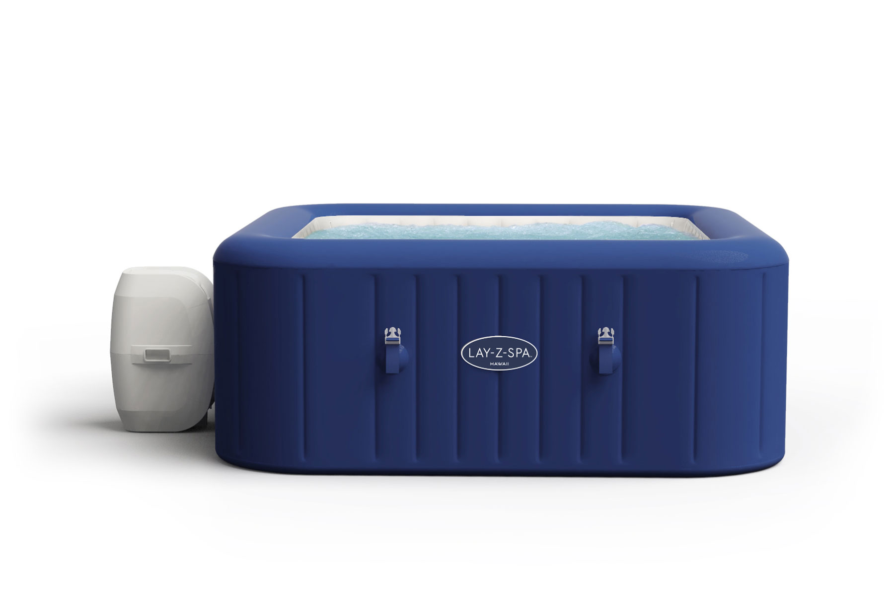An image of Hawaii AirJet | Hot Tub Range | Lay-Z-Spa | Square | Comfortably Fits Up To 6 Pe...
