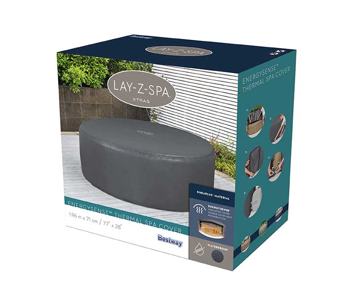 lay z spa large round thermal cover