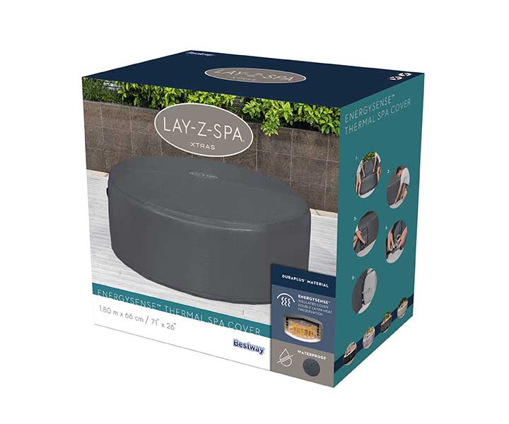 lay z spa small round thermal cover