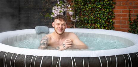 Exercise recovery with a hot tub