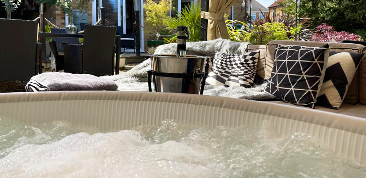 Keep your inflatable hot tub out of direct sunlight. 