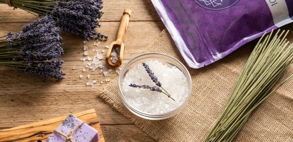 Lavender hot tub salts from Lay-Z-Spa