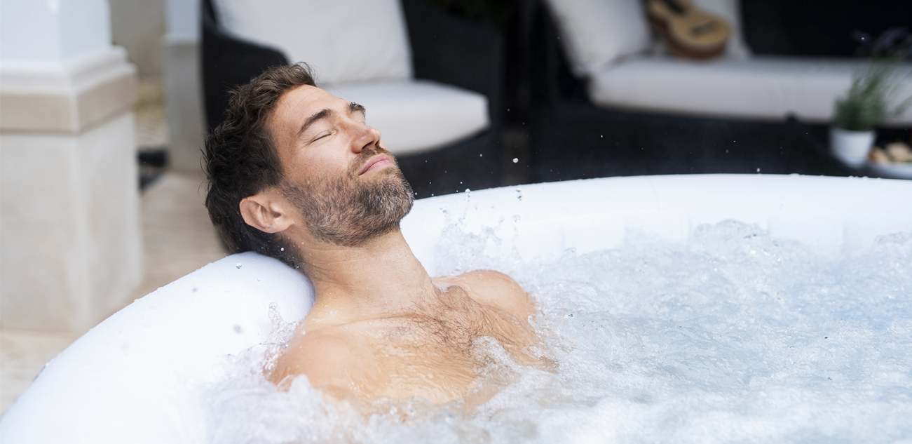 how to achieve wellness with a hot tub